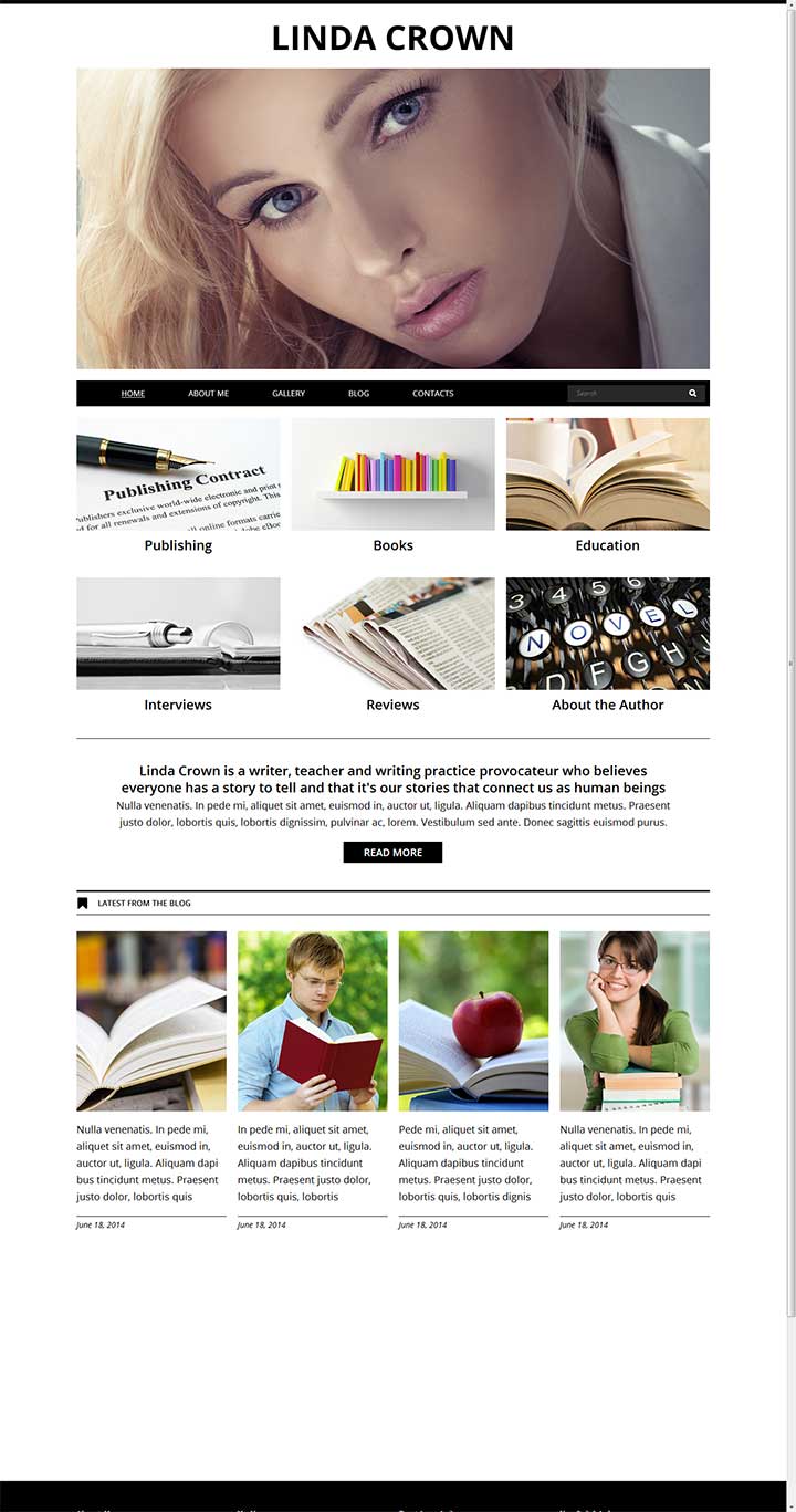 知识学习型的书本网站设计