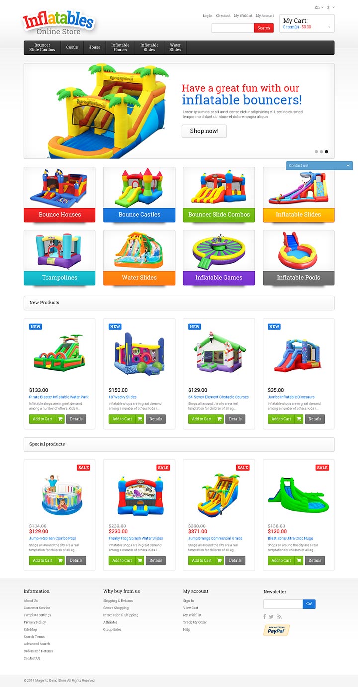 儿童设施网站设计