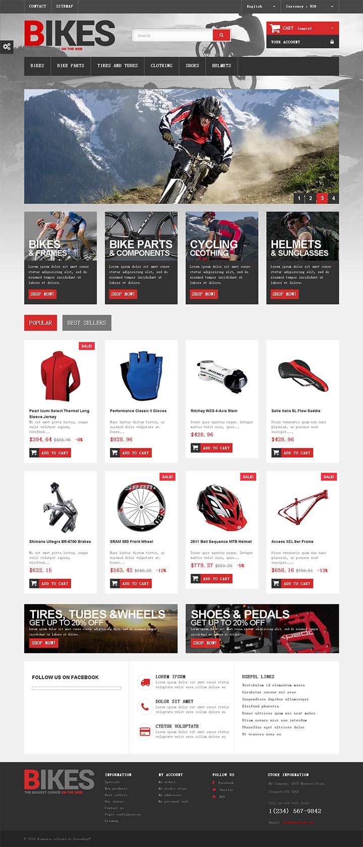 运动装备类网站设计