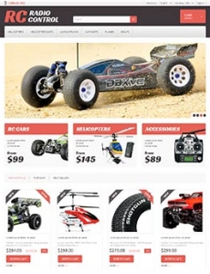 海外电动商品网站设计