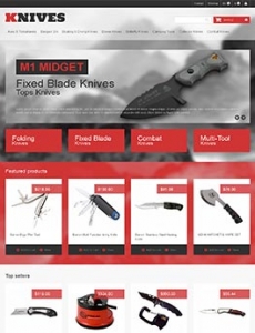 海外刀具类网站设计