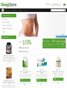 绿色健康的保健品网站设计