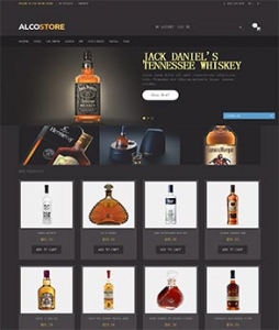 瑞晟外贸推广客户案例——外贸型洋酒网站设计