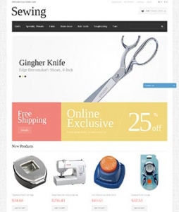 瑞晟外贸推广客户案例——外贸型针线产品网站设计