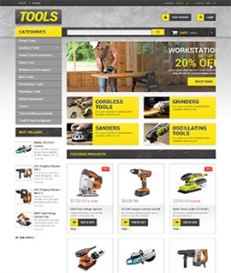 瑞晟外贸推广客户案例——工具产品类网站设计